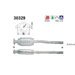 Katalizatoriaus keitiklis AS 30329