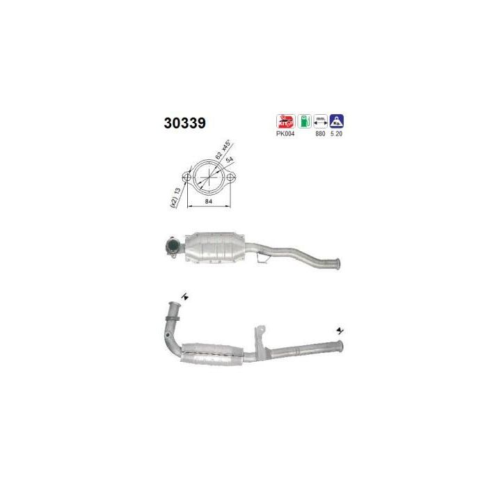 Katalizatoriaus keitiklis AS 30339