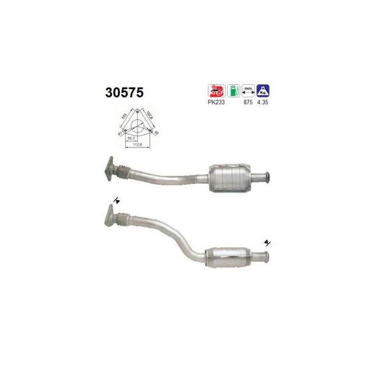 Katalizatoriaus keitiklis AS 30575