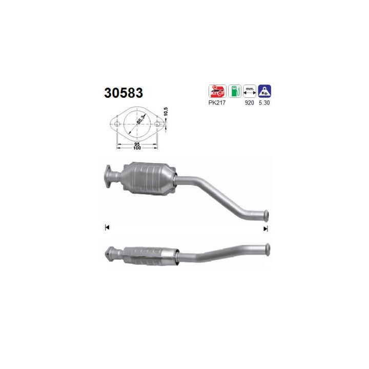Katalizatoriaus keitiklis AS 30583