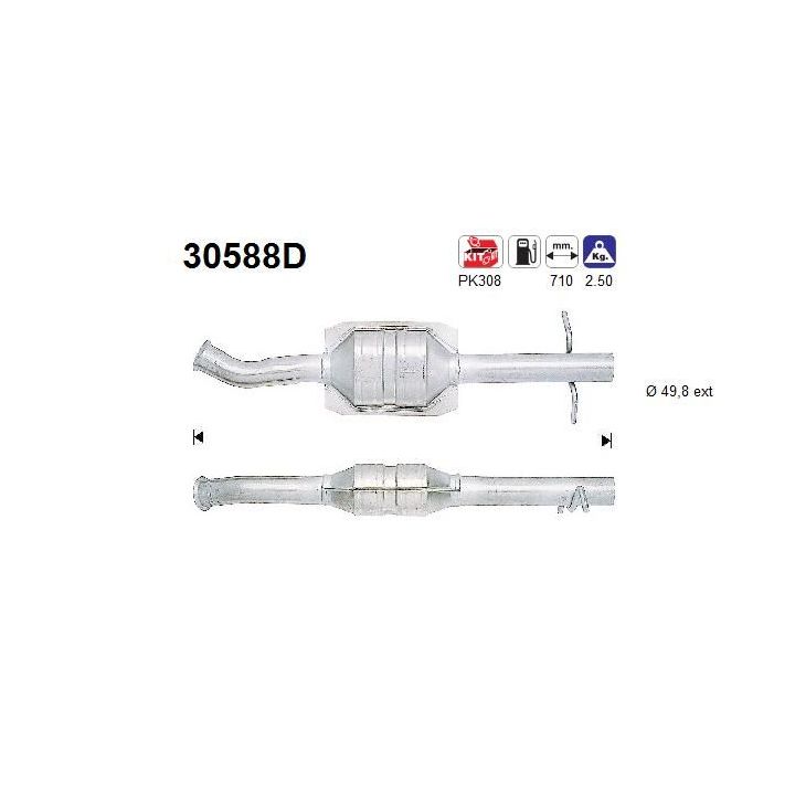 Katalizatoriaus keitiklis AS 30588D