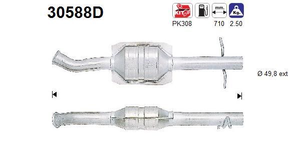 Katalizatoriaus keitiklis AS 30588D