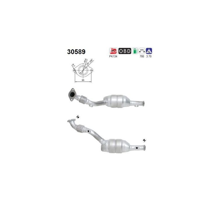 Katalizatoriaus keitiklis AS 30589