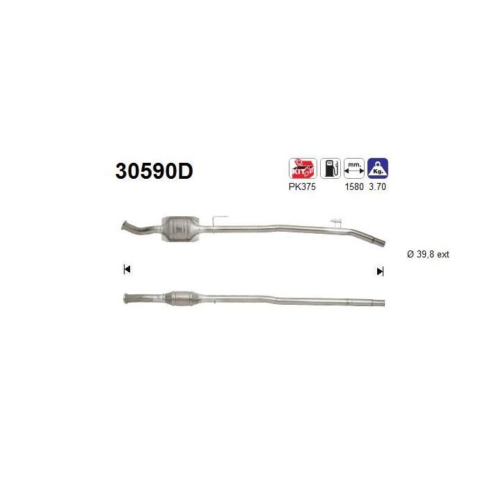 Katalizatoriaus keitiklis AS 30590D