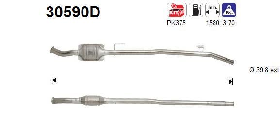 Katalizatoriaus keitiklis AS 30590D