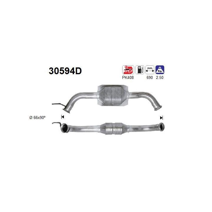 Katalizatoriaus keitiklis AS 30594D