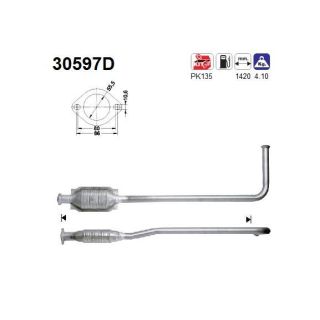 Katalizatoriaus keitiklis AS 30597D