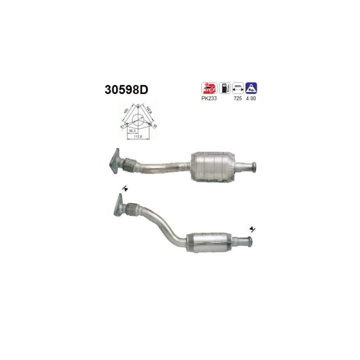 Katalizatoriaus keitiklis AS 30598D
