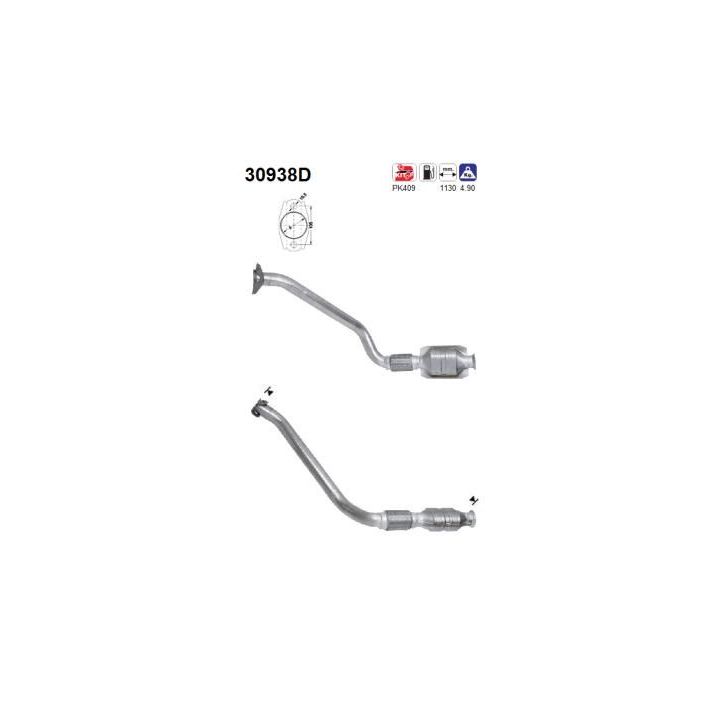 Katalizatoriaus keitiklis AS 30938D