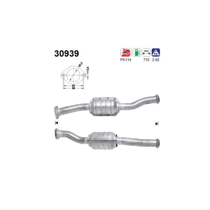 Katalizatoriaus keitiklis AS 30939