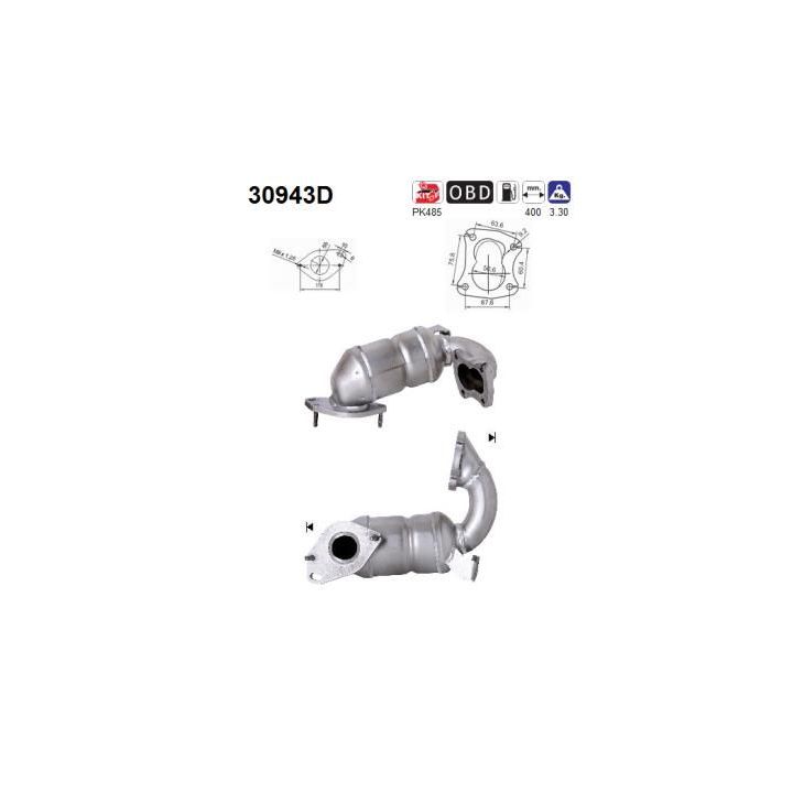 Katalizatoriaus keitiklis AS 30943D