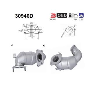 Katalizatoriaus keitiklis AS 30946D