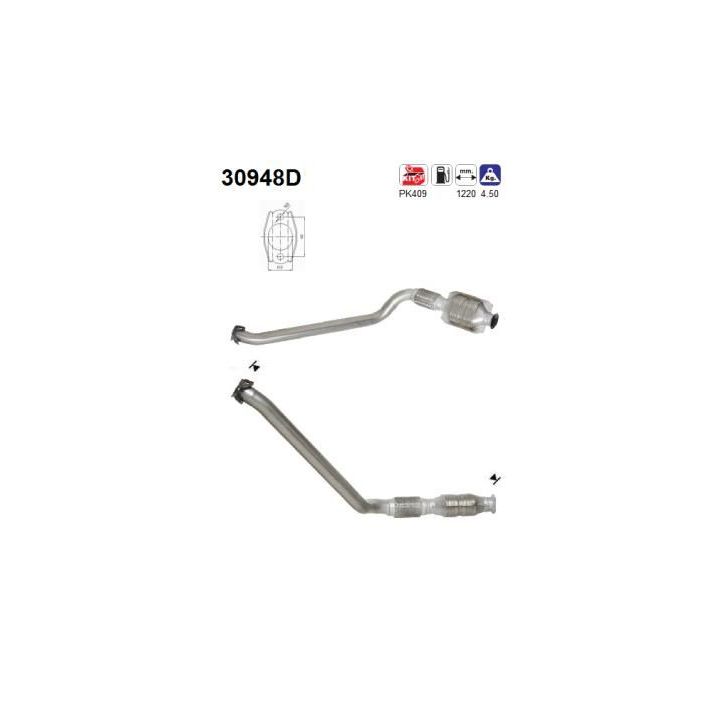 Katalizatoriaus keitiklis AS 30948D