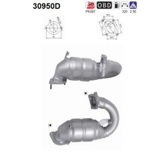 Katalizatoriaus keitiklis AS 30950D