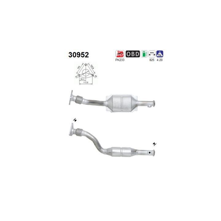 Katalizatoriaus keitiklis AS 30952