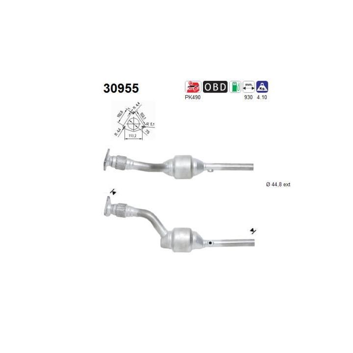 Katalizatoriaus keitiklis AS 30955