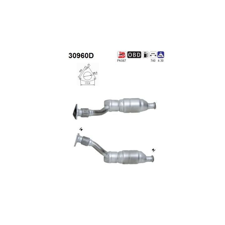 Katalizatoriaus keitiklis AS 30960D