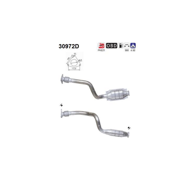 Katalizatoriaus keitiklis AS 30972D