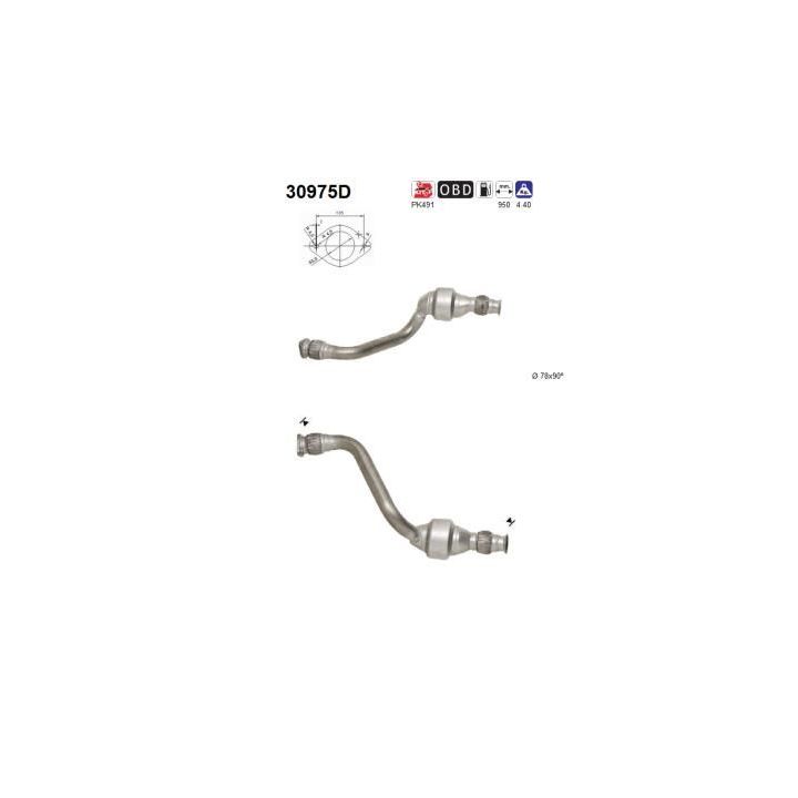Katalizatoriaus keitiklis AS 30975D
