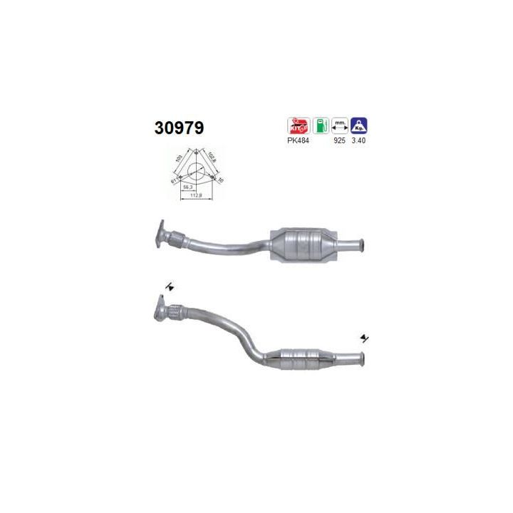 Katalizatoriaus keitiklis AS 30979