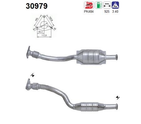 Katalizatoriaus keitiklis AS 30979