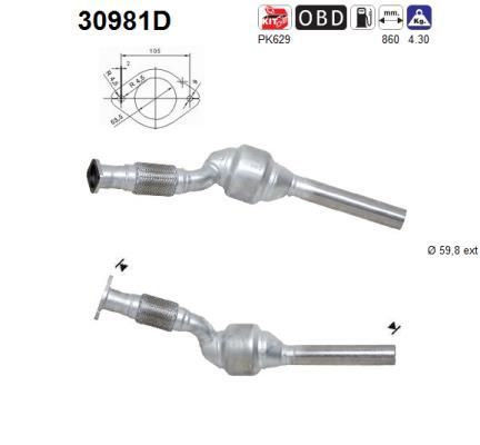 Katalizatoriaus keitiklis AS 30981D