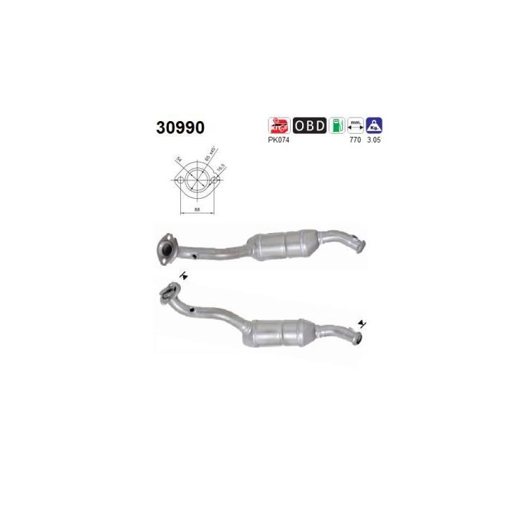 Katalizatoriaus keitiklis AS 30990