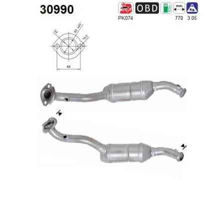 Katalizatoriaus keitiklis AS 30990