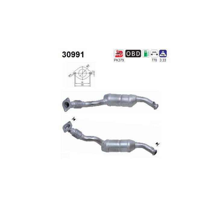 Katalizatoriaus keitiklis AS 30991