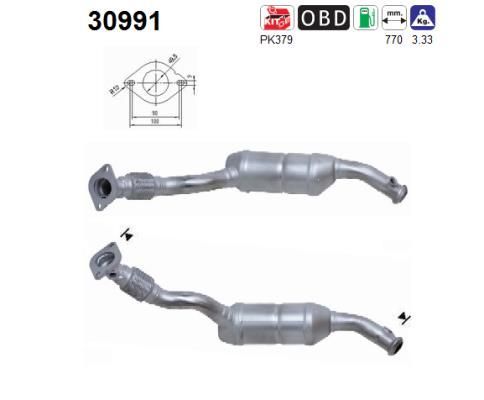 Katalizatoriaus keitiklis AS 30991