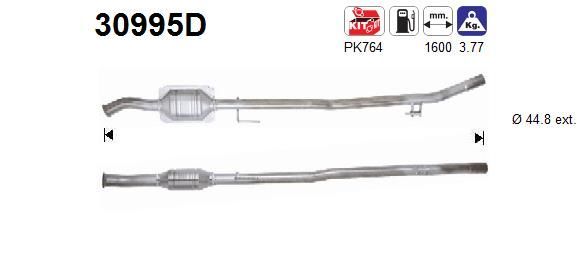 Katalizatoriaus keitiklis AS 30995D