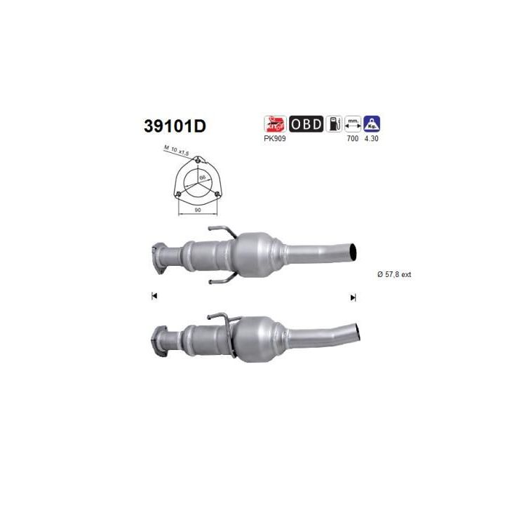 Katalizatoriaus keitiklis AS 39101D