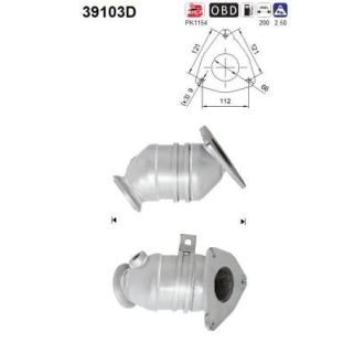 Katalizatoriaus keitiklis AS 39103D