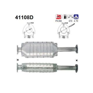 Katalizatoriaus keitiklis AS 41108D