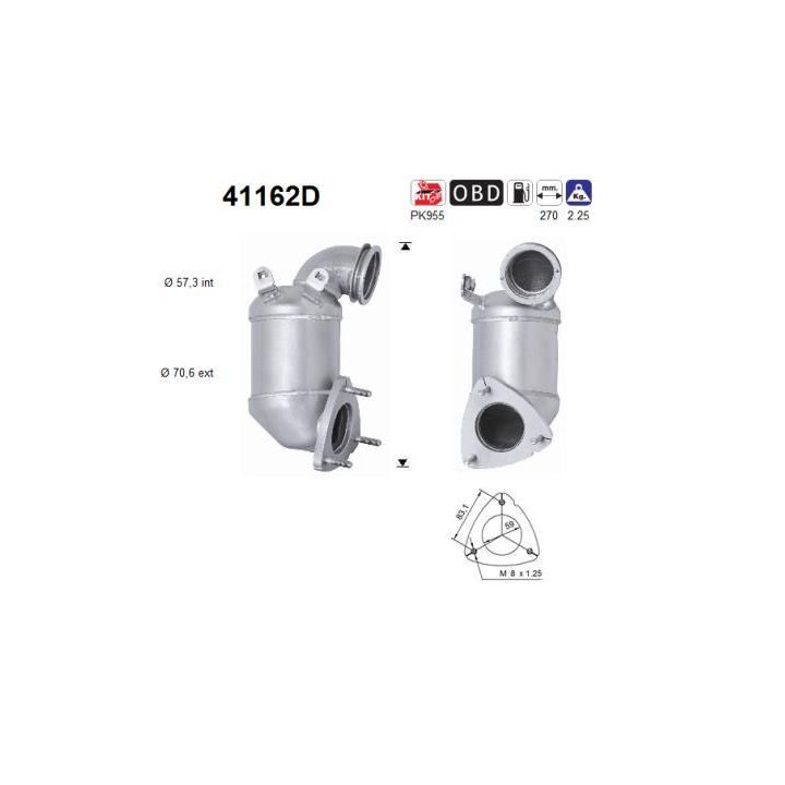 Katalizatoriaus keitiklis AS 41162D