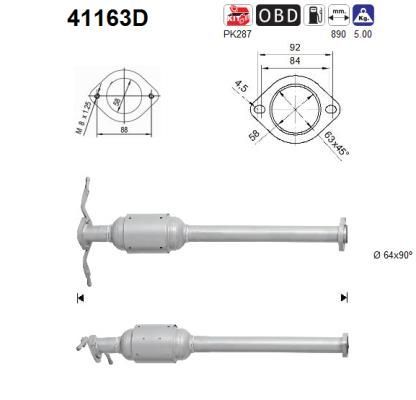 Katalizatoriaus keitiklis AS 41163D