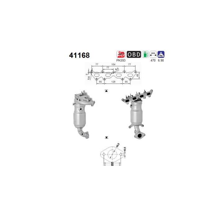 Katalizatoriaus keitiklis AS 41168