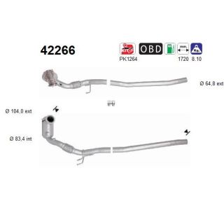 Katalizatoriaus keitiklis AS 42266