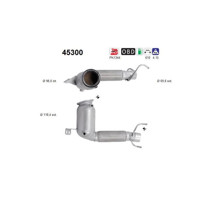 Katalizatoriaus keitiklis AS 45300