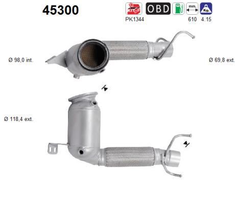 Katalizatoriaus keitiklis AS 45300