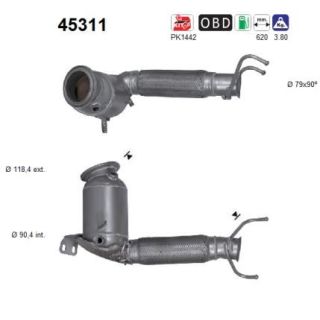 Katalizatoriaus keitiklis AS 45311