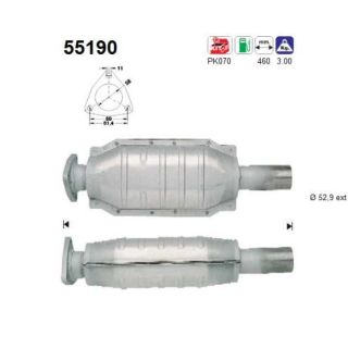 Katalizatoriaus keitiklis AS 55190