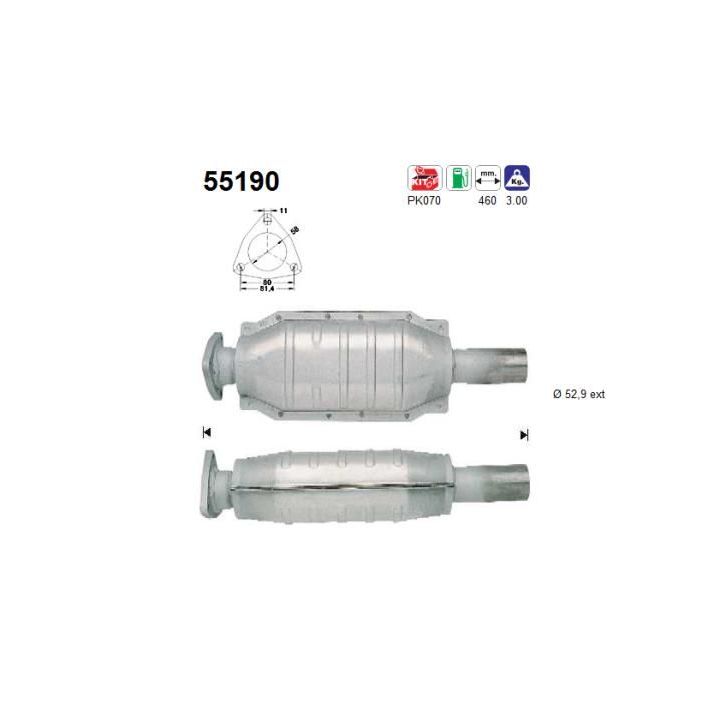 Katalizatoriaus keitiklis AS 55190