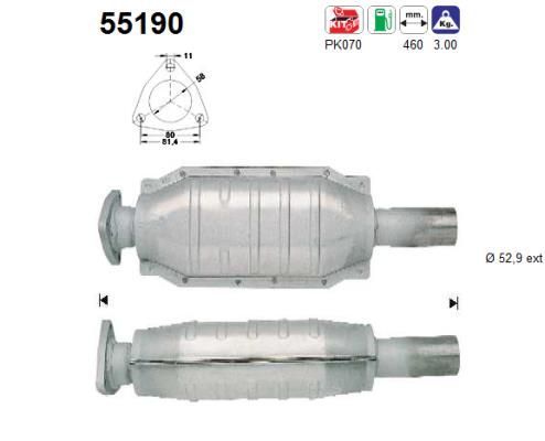 Katalizatoriaus keitiklis AS 55190