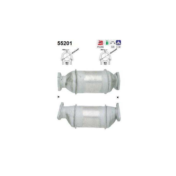 Katalizatoriaus keitiklis AS 55201