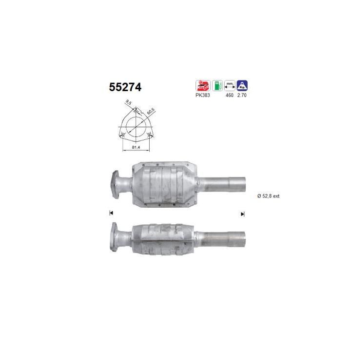Katalizatoriaus keitiklis AS 55274