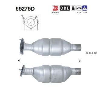 Katalizatoriaus keitiklis AS 55275D