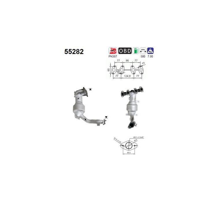 Katalizatoriaus keitiklis AS 55282