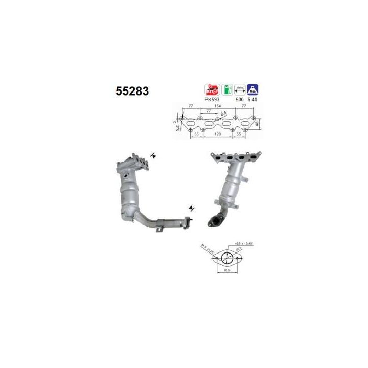 Katalizatoriaus keitiklis AS 55283