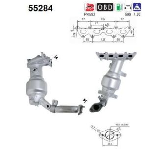 Katalizatoriaus keitiklis AS 55284